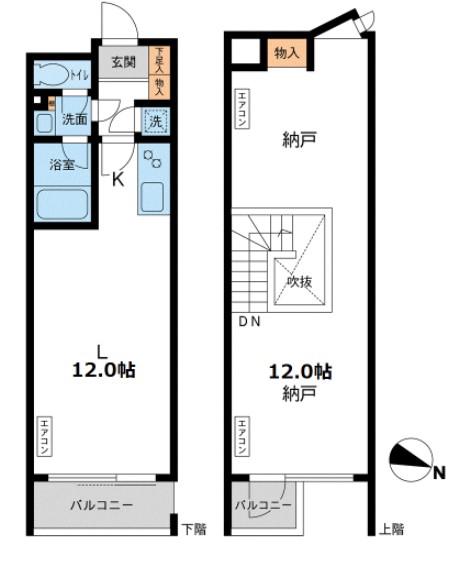 CASSIA目黒 カッシア目黒(ワンルーム/5階)の間取り写真