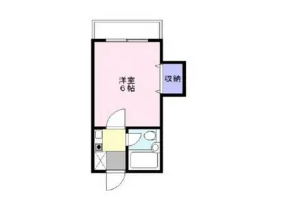 サンシャイン大森(1K/6階)の間取り写真