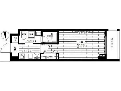 ステージグランデ神楽坂(1K/7階)の間取り写真