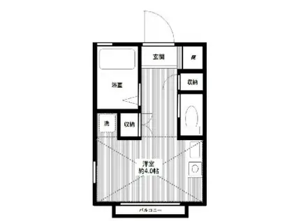 F-STYLE十条(ワンルーム/2階)の間取り写真