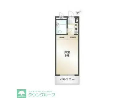 メゾン有楽町(ワンルーム/3階)の間取り写真