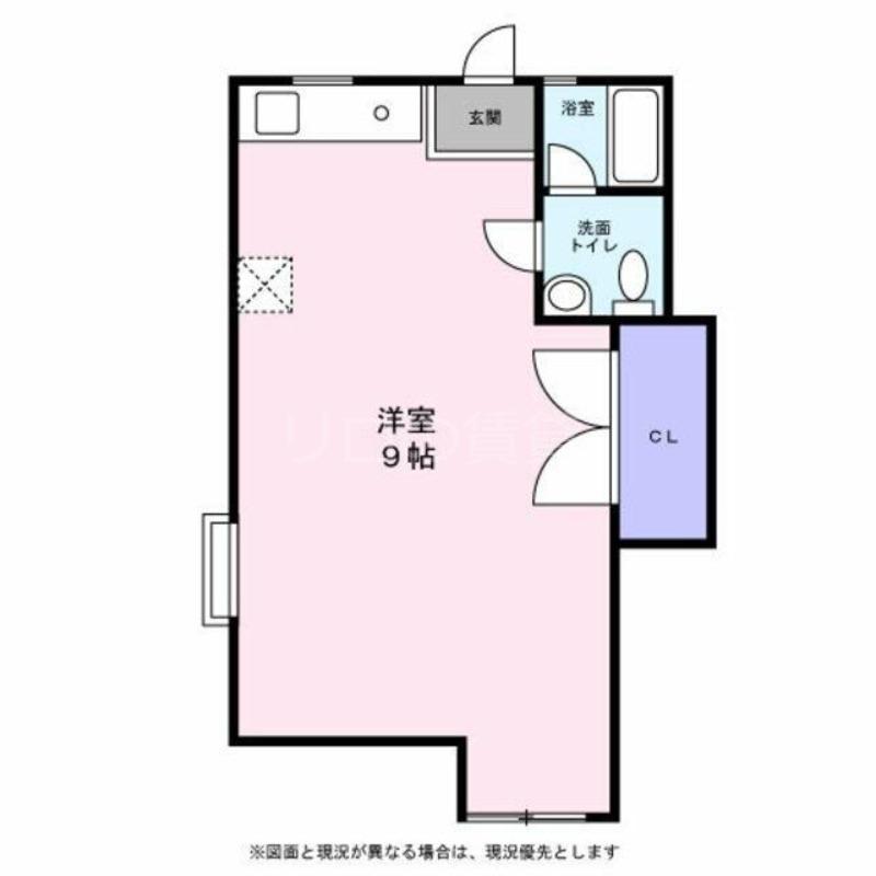 ドエル北千束(ワンルーム/2階)の間取り写真