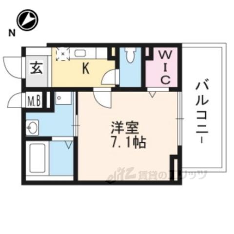 MAISON MINT(1K/3階)の間取り写真