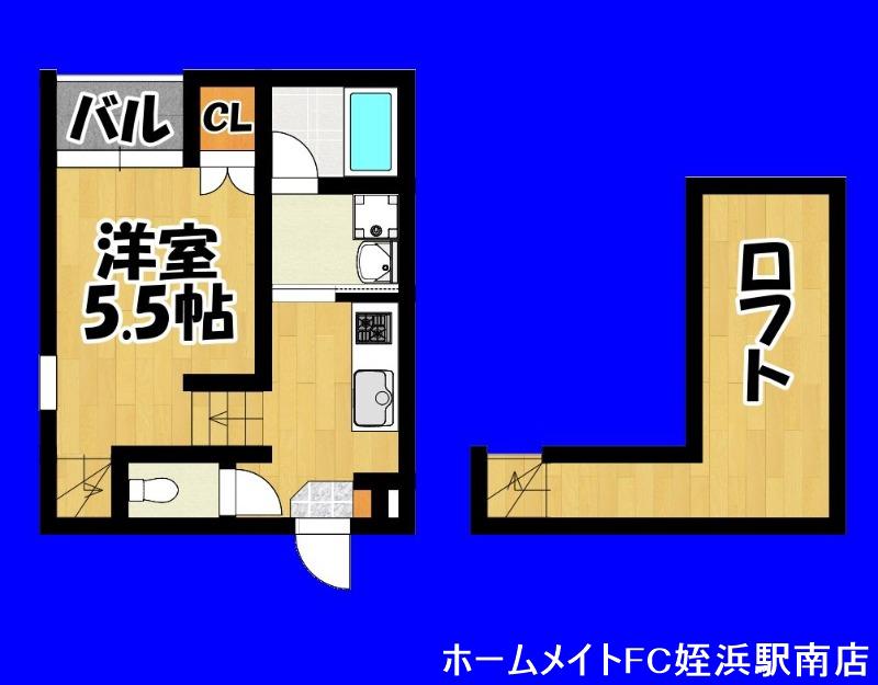 FOREST九大南(ワンルーム/1階)の間取り写真