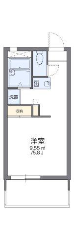 レオパレスツインズ加島壱番館(1K/2階)の間取り写真