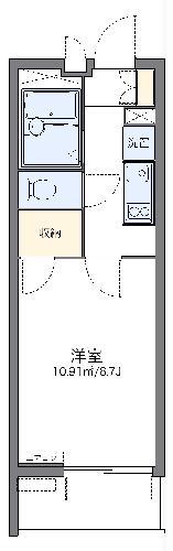 レオパレスオリーブハウスV(1K/2階)の間取り写真