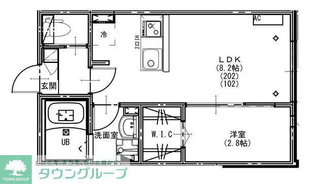 KEIAI RESIDENCE 新柏III(1LDK/1階)の間取り写真