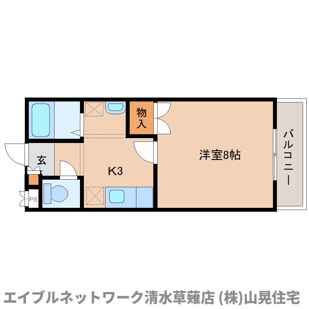 セレーノ・Y(1K/1階)の間取り写真