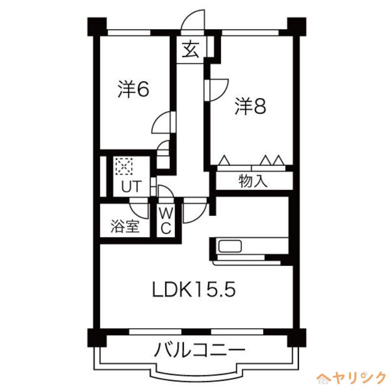 BOLSONT(2LDK/3階)の間取り写真