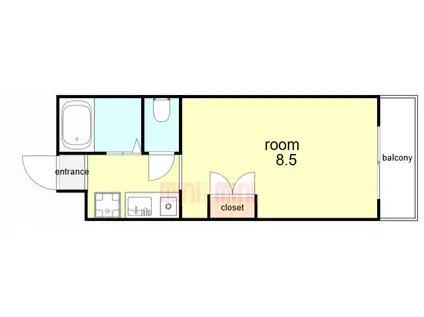 萌NAKATANI(1K/4階)の間取り写真
