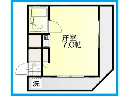 エス・ティ・Mビル(ワンルーム/4階)の間取り写真