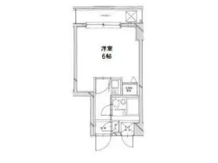 パレ・ドール八王子3(ワンルーム/2階)の間取り写真