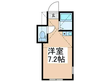 ユナイト池辺シャビエル(ワンルーム/1階)の間取り写真