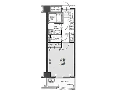 神戸アスタカレッジ(1K/5階)の間取り写真