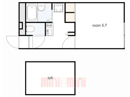 レオパレスMARUTAKA(1K/1階)の間取り写真