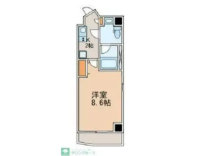 PRIMAL NAKANO(1K/6階)の間取り写真