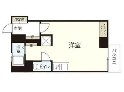 PS BLDG(ワンルーム/3階)の間取り写真