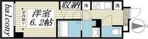 N-STAGE八王子Ⅱ(1K/2階)の間取り写真