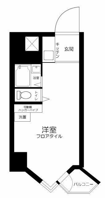 東京ベイビュウ(ワンルーム/10階)の間取り写真