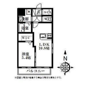 BELLE元浜(1LDK/1階)の間取り写真