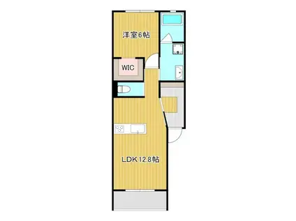 ル・パルク将監(1LDK/2階)の間取り写真