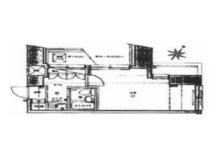 ダイカンプラザ横浜シティ(1K/8階)の間取り写真
