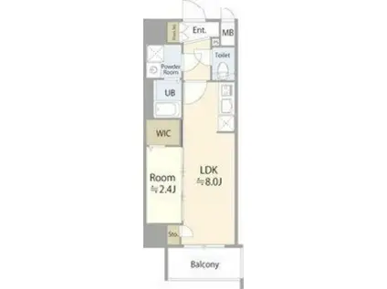 エスリード大曽根プレシャス(1LDK/5階)の間取り写真