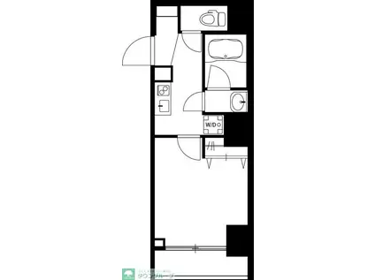 リブリ・ラピスラズリ川崎(1K/3階)の間取り写真