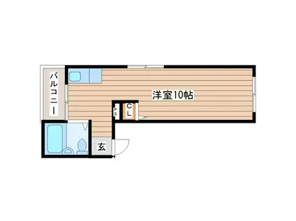 トリル日本橋(ワンルーム/4階)の間取り写真