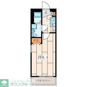 JメゾンKII(1K/3階)の間取り写真