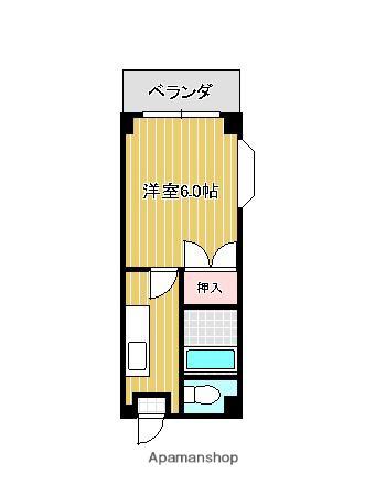 エントピア天保山(1K/2階)の間取り写真