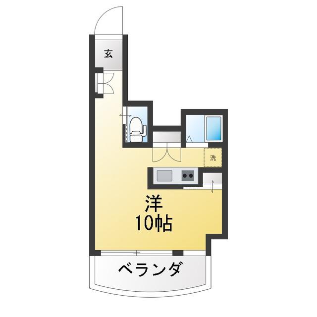 ライオンズステーションプラザ大塚(ワンルーム/6階)の間取り写真