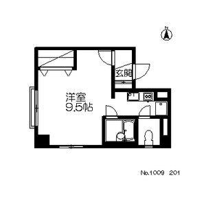 小菅木町ビル(1K/3階)の間取り写真