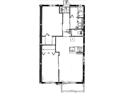 シャノワール(2LDK/2階)の間取り写真