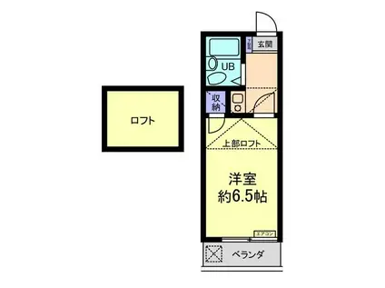 アルトーロ蒲生Ⅰ(1K/1階)の間取り写真
