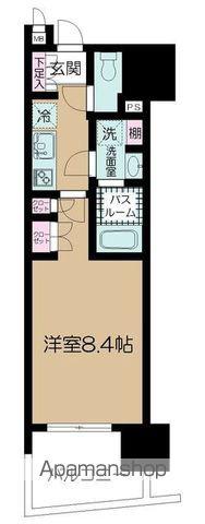 パレステージ上野(1K/2階)の間取り写真