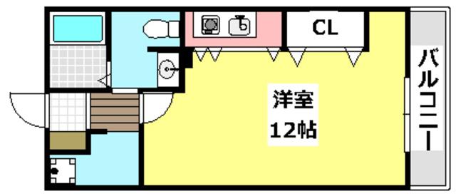 さとみマンション(ワンルーム/5階)の間取り写真