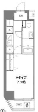 FIRST RESIDENCE 錦糸町(1K/3階)の間取り写真