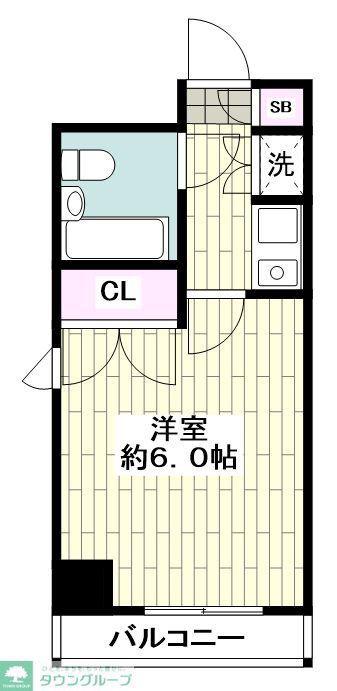 クリオ金沢文庫壱番館(ワンルーム/3階)の間取り写真