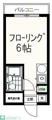 フレスコ永山(1K/3階)の間取り写真