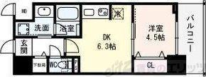 MA MINETTE(1DK/8階)の間取り写真
