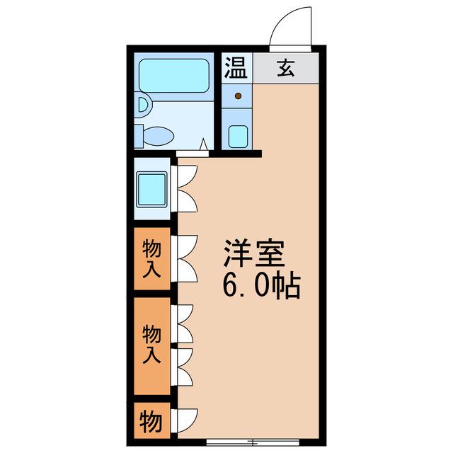セザール新栄(ワンルーム/5階)の間取り写真