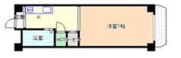 エトランゼIV(1K/3階)の間取り写真