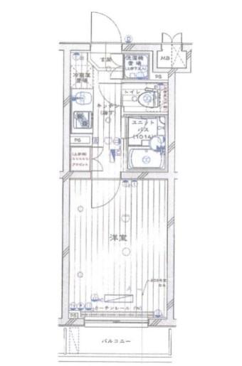 ルーブル練馬参番館(1K/3階)の間取り写真