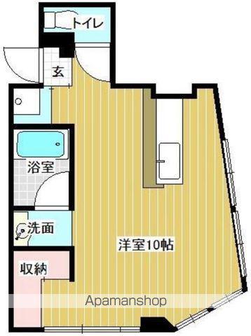 JR日南線 宮崎駅 徒歩25分 5階建 築59年(ワンルーム/5階)の間取り写真