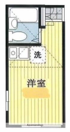 ユナイト金沢八景ペレイラ(ワンルーム/2階)の間取り写真