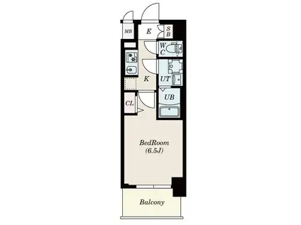 リシュドール一宮本町(1K/2階)の間取り写真