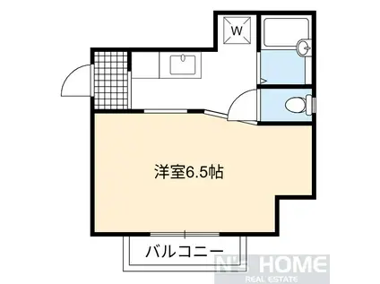 コーポ司II(1K/1階)の間取り写真