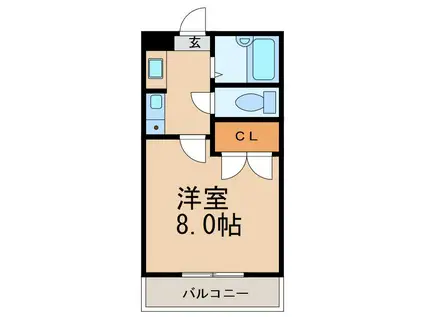 ドリームレジデンス1(1K/1階)の間取り写真