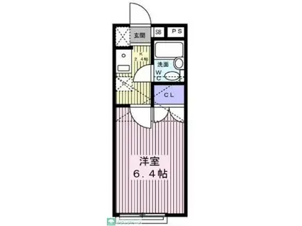ニューライフ妙蓮寺(1K/1階)の間取り写真